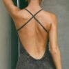 Cross Back Midi Dress