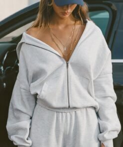 Oversized Zip Hoodie