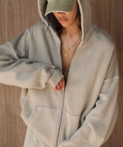 Oversized Zip Hoodie